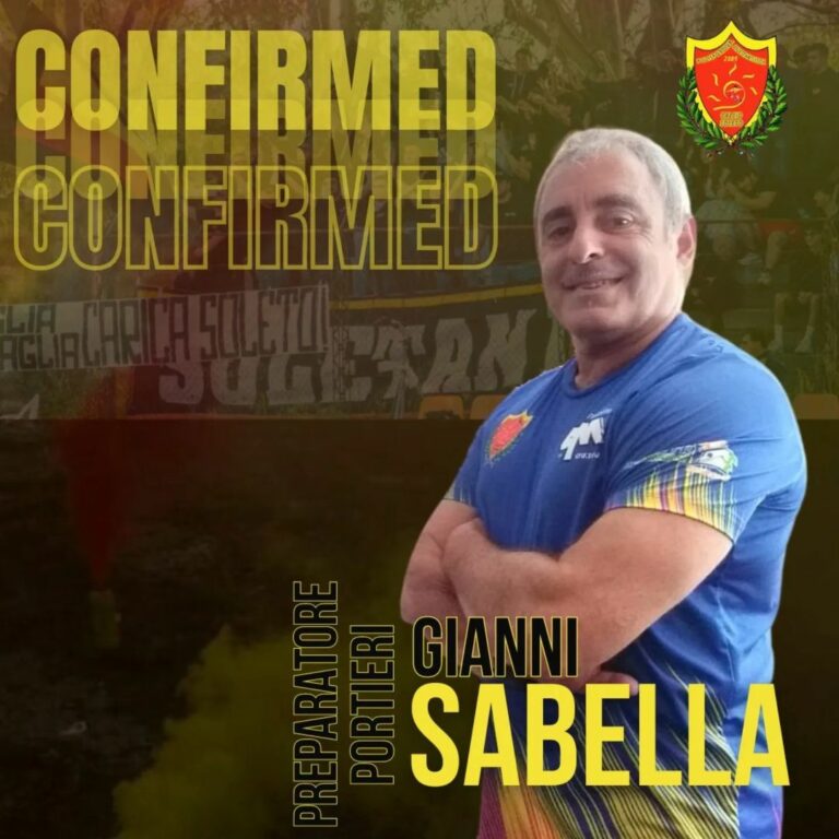 Società 7 Gianni Sabella preparatore portieri Soleto Calcio