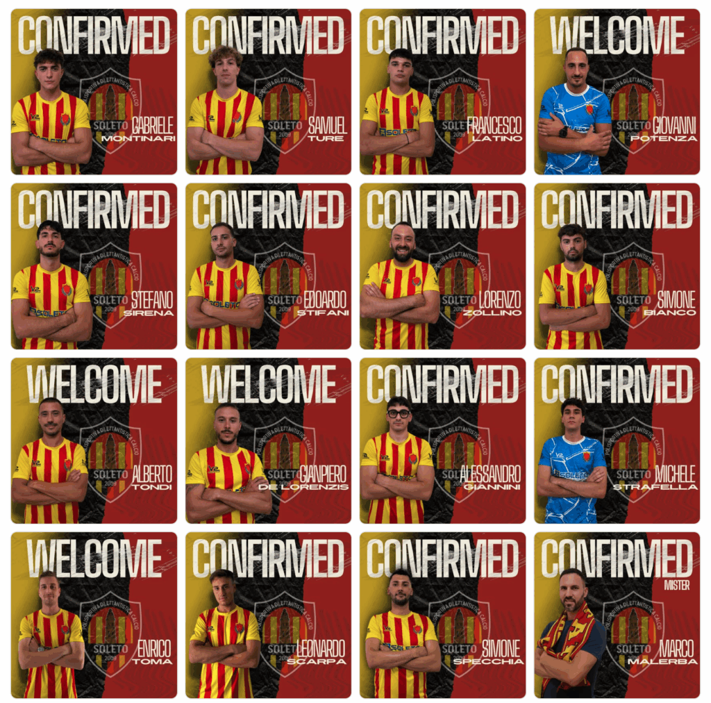 Rosa calciatori Calcio Soleto 2025 2026